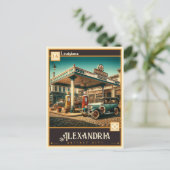 ルイジアナ,アレクサンドリア |ヴィンテージ ポストカード (スタンド正面)