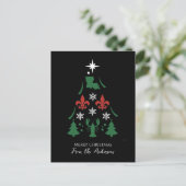 ルイジアナ カジュン ホリデークリスマス ポストカード (スタンド正面)