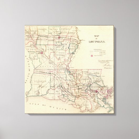 ルイジアナ キャンバスプリント (正面)