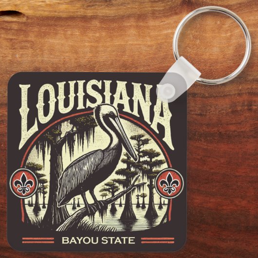 ルイジアナ キーホルダー (裏面)