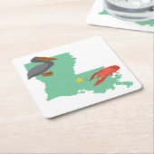 ルイジアナ スクエアペーパーコースター (アングル)