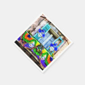 ルイジアナ，ニューオーリンズ スタンダードカクテルナプキン (角)