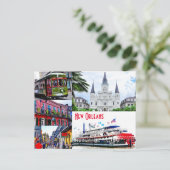 ルイジアナ,ニューオーリンズ ポストカード (スタンド正面)