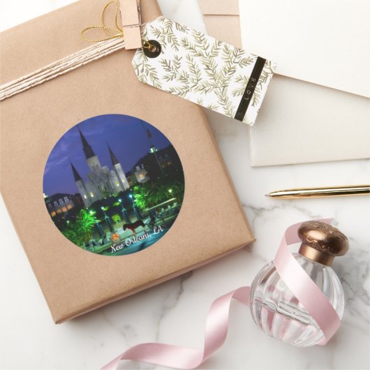 ルイジアナ,ニューオーリンズ ラウンドシール (ギフト)