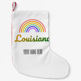 ルイジアナ – ニューオーリンズ – ヴィンテージ スモールクリスマスストッキング