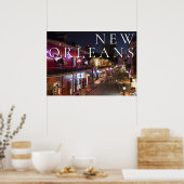 ルイジアナ，ニューオーリンズ |第フランスの4四半期 ポスター (キッチン)