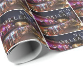 ルイジアナ，ニューオーリンズ |第フランスの4四半期 ラッピングペーパー (ロールコーナー)