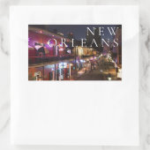 ルイジアナ,ニューオーリンズ |第フランスの4四半期 長方形シール (バッグ)