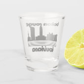 ルイジアナ，バトンルージュ ショットグラス (裏面)