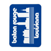 ルイジアナ，バトンルージュ マグネット (縦)