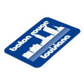 ルイジアナ，バトンルージュ マグネット (左側)