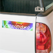 ルイジアナ バンパーステッカー (トラック上)
