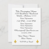 ルイジアナ・パーティーのご招待 招待状 (裏面)