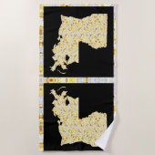 ルイジアナ ビーチタオル (正面)