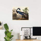 ルイジアナ・ヘロン（1827年） ポスター (ホームオフィス)