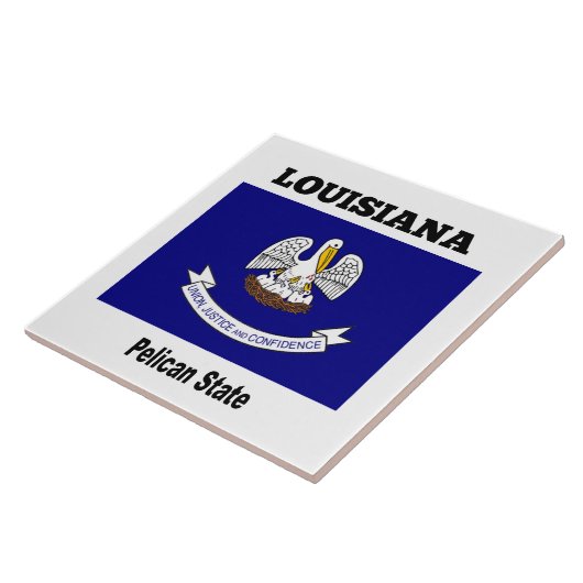 ルイジアナ、ペリカン州、 タイル (側面)