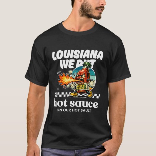ルイジアナ ホットソース Tシャツ (正面)