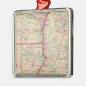 ルイジアナ、ミシシッピー メタルオーナメント (左)