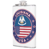 ルイジアナ、ルイジアナ州の電話ケース、ステッカー、バッグ フラスク (左)