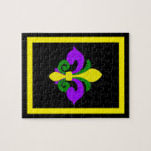 ルイジアナ(紋章の)フラ・ダ・リ(マルディグラス).jpg ジグソーパズル (横)