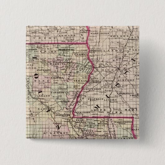 ルイジアナ 缶バッジ (正面)