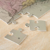 ルイジアナ(1838年)のヴィンテージの地図 ジグソーパズル (側面)