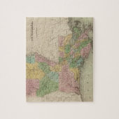 ルイジアナ(1838年)のヴィンテージの地図 ジグソーパズル (縦)