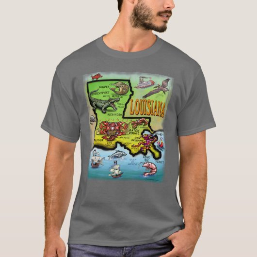 ルイジアナ Tシャツ (正面)