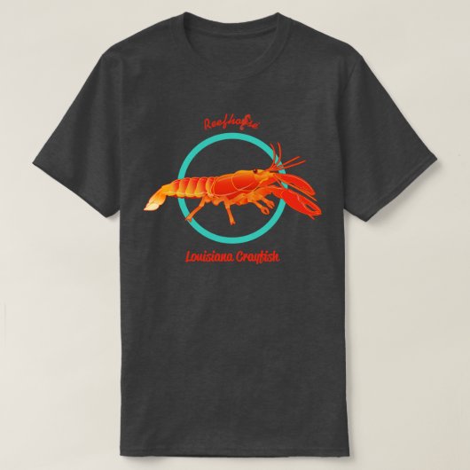 ルイジアナCrayfish Tシャツ (デザイン正面)