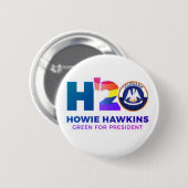 ルイジアナfor Howie Hawkins 2020ボタン 缶バッジ (正面&裏面)