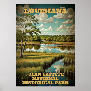 ルイジアナJean Lafitte国立歴史公園3 ポスター