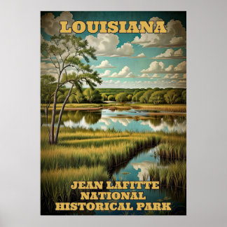 ルイジアナJean Lafitte国立歴史公園3 ポスター