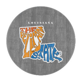 ルイジアナNickname Word Art カッティングボード