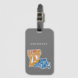 ルイジアナNickname Word Art ラゲッジタグ