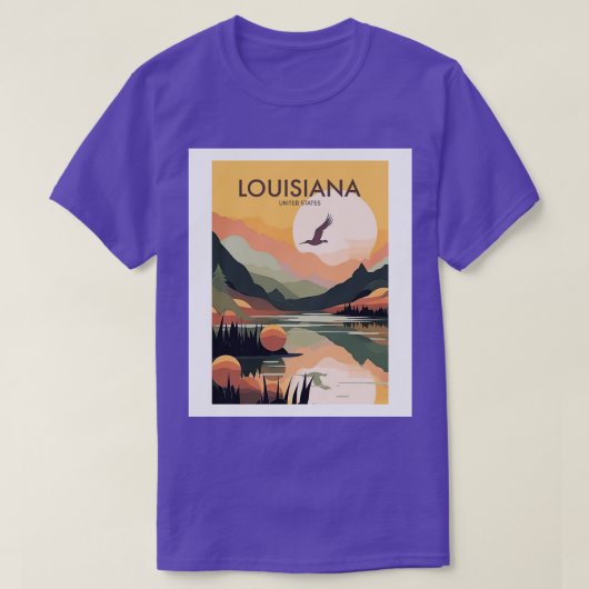 ルイジアナTシャツ – 8 Tシャツ (デザイン正面)