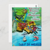 ルイジアナUSAカード ポストカード (正面/裏面)
