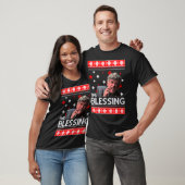 ルイスおじさんの祝福クリスマス休暇少年 Tシャツ (ユニセックス)
