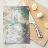 ルイスおよびクラーク キッチンタオル (四つ折り)