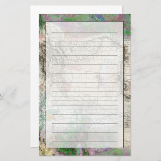 ルイスおよびクラーク 便箋 (正面/裏面)