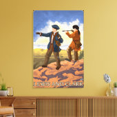 ルイスとクラークが西を探検 キャンバスプリント (インサイチュ (リビング))