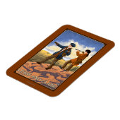 ルイスとクラークが西を探検 マグネット (左側)