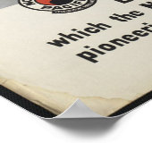 ルイスとクラークヴィンテージ旅行ポスターアドレトロ ポスター (角)