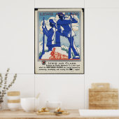 ルイスとクラークヴィンテージ旅行ポスターアドレトロ ポスター (キッチン)