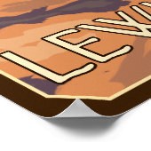 ルイスとクラーク – イエローストーン国立公園 ポスター (角)