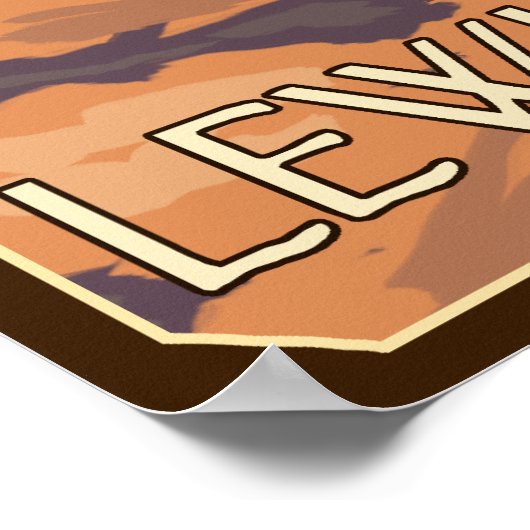 ルイスとクラーク – イエローストーン国立公園 ポスター (角)