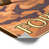 ルイスとクラーク – オレゴン，フォートクラトープ ポスター (角)