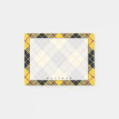 ルイスのタータンチェックの豪奢なスコットランドの一族MacLeod ポストイット (正面)