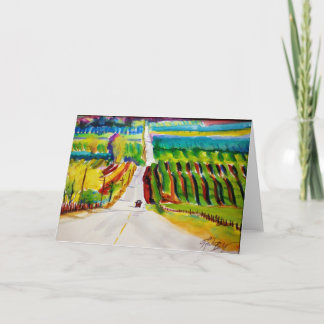 "ルイスの丘上の眺め" カード