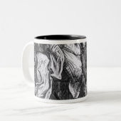 ルイスの戦い、1264年5月14日のハインリヒ3世 ツートーンマグカップ (正面左)