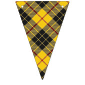 ルイスの黄色及び黒いタータンチェックの一族MacLeod バンティングフラッグ (第1の旗)